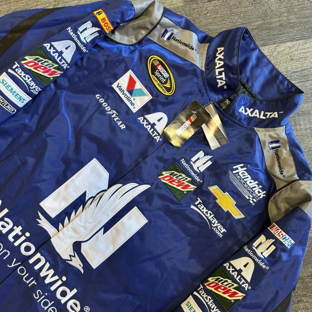 NASCAR Dale Earnhardt Jr Sz Large Racing Jacket JRM/Hendrick Motorsports MTN DEW